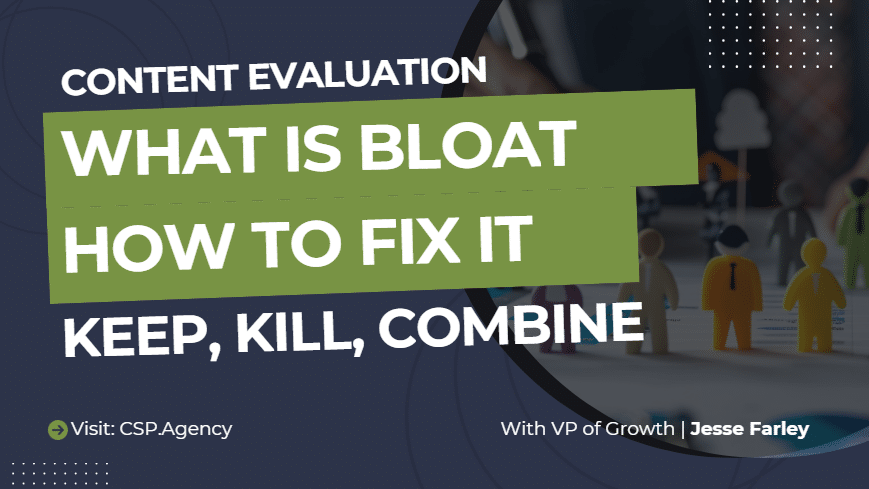 What is content bloat and how to fix it