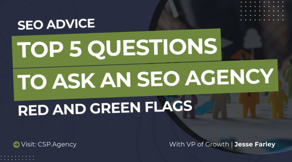 Top 5 Questions To Ask An SEO Agency Thumbnail